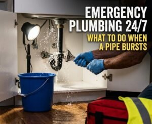 Emergency plumbing 24/7 what to do when a pipe bursts